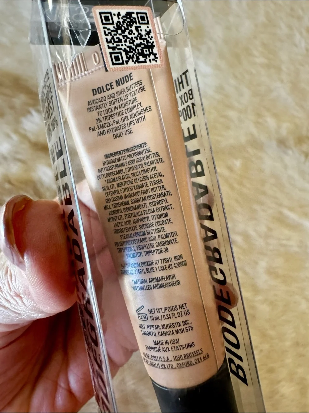 1 set of 2 NUDESKIN NUDESTIX Hydrating Peptide Lip Butters - Picture 9 of 13